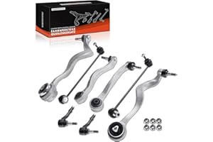 Frankberg 4x braccio oscillante + 2x asta stabilizzatrice + 2x tirante fine assale anteriore Compatibile con Serie 5 E60 2001-2010 Serie 5 Touring E61 2004-2010 Sostituire# 31126760181