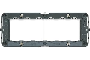 VIMAR SERIE IDEA – 6 Modul Halterung mit Schrauben