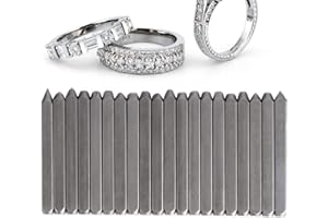 OKUYONIC Ciseau à enclume pour bijoux, kit d'équipement de ciseau robuste pour le bricolage, bijoux sculptés à la main, outils d'orfèvre(Haute qualité 20)