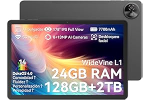 OSCAL Android 14 Tablet Pad 90, 11 Pulgadas Tablets 4g con Tarjeta Sim, 24 GB de RAM + 128 GB de ROM (2 TB TF), Tablet Grande 7700 mAh, Octa-Core Tablet Gaming con Estuche, 5G WiFi/GPS/Widevine L1