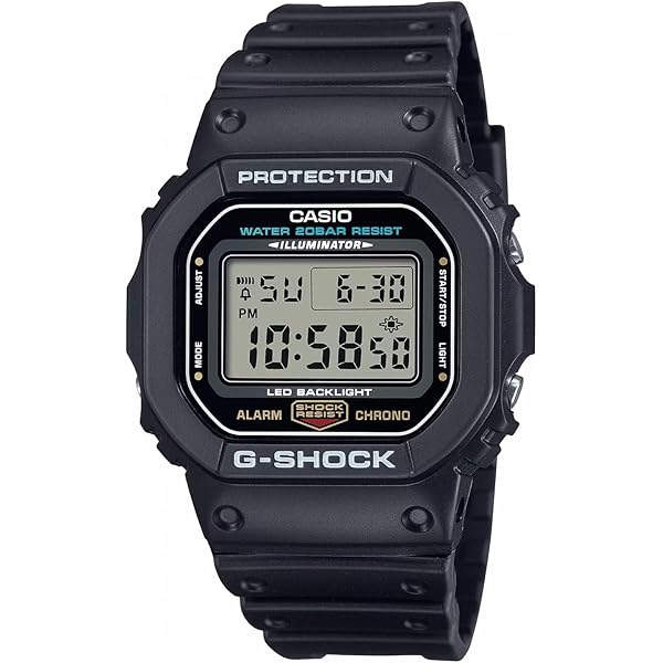 Casio Men's G-Shock DW5600E-1V Black Resin Quartz Watch : Casio