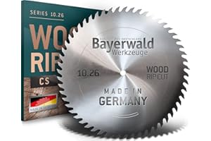 QUALITÄT AUS DEUTSCHLAND BAYERWALD WERKZEUGE Bayerwald - CS brzeszczot do piły tarczowej - Ø 650 mm x 3,2 mm x 35 mm | ząb wilczy (56 zębów) | grube, szybkie cięcie – drewno opałowe i materiały drewnopochodne/przekrój podłużny i przekrój