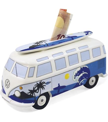Surfer-Spardose Aus Holz Mit Spruch „Life Is Better When You Surf“ – Perfekt Als Geschenk