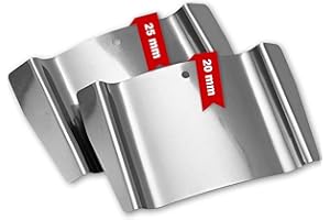 MULTIPICK Herramienta de apertura - [2 piezas 20 mm + 25 mm] - herramienta para abrir puertas de acero inoxidable - herramientas originales de cerrajería de calidad profesional - Made in Germany