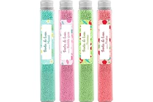 " LOT DE 1 ALEATOIRE " Tube Sel de bain 90g - Monoï, Pomme, Bubble Gum, Fraise - Pour Adulte et Enfant - Relaxation Détente, Spa à la Maison, Soin Corps - Sel de Bain Relaxant - French Tendance