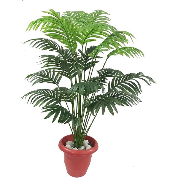 Vickerman 8' Artificial Potted Giant Areca Palm Tree