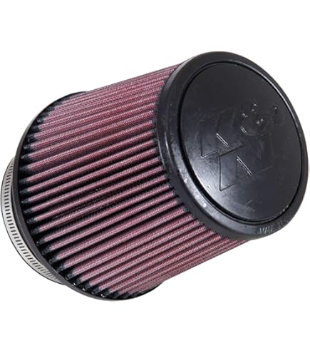 K&N High-Flow Original Lifetime Universal Clamp-On Air Filter: High Performance, Premium, Washable: Flange Diameter: 6 In, Filter Height: 8 In, Flange Length: 0.625 In, Shape - View #6