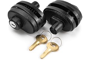 VicBre 2 Stück Waffenschloss Abzugschloss Mit Schlüsseln Waffenschlösser Abzugsschloss Gun Lock für Pistolen, Gewehre, Schrotflinten, BB Gun
