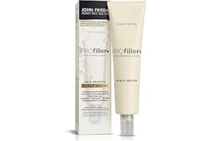 John Frieda PROfiller+ serum – porost włosów w przypadku dziedzicznego wypadania włosów – zawartość: 50 ml – do włosów cienkich – bez alkoholu – bezpieczne dla koloru – nienatłuszczające