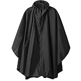 SaphiRose PONCHO Unisex Adult Reusable Raincoat Rain Coat Poncho