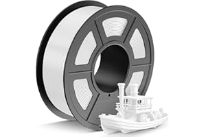 TECBEARS PLA+ Filament 1,75 mm, Upgrade PLA+ 2.0 Robusteres und Stärkeres 3D Drucker Filament, 0-300mm/s Druckgeschwindigkeit, 1KG Spulen, Maßgenauigkeit +/- 0,02 mm, PLA+ Weiß