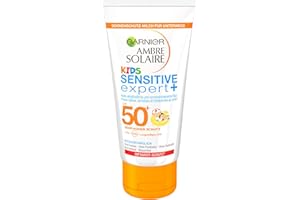 ‎GARNIER Garnier Sonnencreme Kids, Sonnenschutz-Milch für Kinder extra wasserfest, LSF 50+, Ambre Solaire, 1er Pack, 50 ml