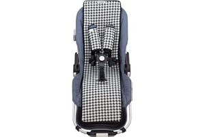 JYOKO KIDS Colchoneta para silla de paseo Gemelar en algodón (Vichy)