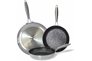 Bastilipo PRO 28 Padelle, Metallo, Grigio, 61x37x21 cm