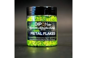 ‎DIPON.DE HIGH PERFORMANCE LIQUIDS & PIGMENTS Effektpigment 3D Olive Holo Angle Flake Glitter Polyester EFfekt Farbpigment für Epoxidharz Resin Epoxy Autolack Aquarell Seife Kunst Geode