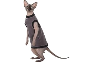 Kotomoda Chandail pour Chat en Molleton Taupe (M)