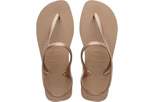 Havaianas - Flash Urban, Comfortable, Elegant, and Versatile Sandals, Closed Ankle, Metallic Crossed Straps, Women