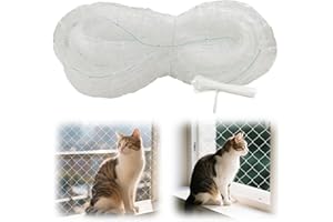 ROEOWENE Filet Chat Balcon Transparent 4x3m Filet de Protection Chat Fenêtre Nylon Filet Anti Oiseaux Balcon Filets de Sécurité Filets pour Jardin avec kit de Fixation pour Terrasse,Lucarnes,Portes