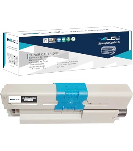 2x Eurotone Toner Per OKI MB 461 471 491 W Plus LP Sostituisce 44574702 Set Nero - Foto 4