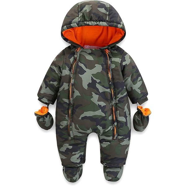Combinaison Neige Bébé Polaire Avec Capuche Et Gants - Blanc 6-9 Mois (73cm) - Chaud Et Doudou