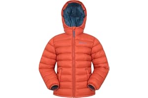 Mountain Warehouse Seasons Manteau Imperméable pour Fille Et Garçon - Doudoune Rembourrée Et Légère À Capuche pour Enfant, Veste d'hiver Matelassée pour Garçon Et Fille