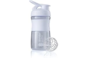 BLENDER BOTTLE BlenderBottle Sportmixer Botella de Agua | Botella mezcladora de Batidos de proteínas | con batidor Blenderball | Libre de BPA | Tritan