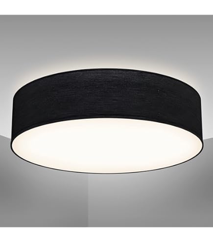 Carre plafondlamp 50x50cm stoffen kap wit