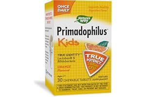 NATURE'S WAY Natures Way Primadophilus für Kids (Kautabletten) Orange 30 Tabs