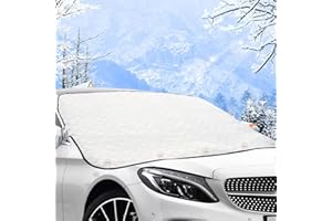AUXHCYL Windscreen Covers Frost for Winter, Car Windscreen Windshield Frost Cover Ice Snow Shield, Magnetic Windscreen Cover for Cars, Snow Ice Frost Sun UV Dust Water Resistent, Year-round Use