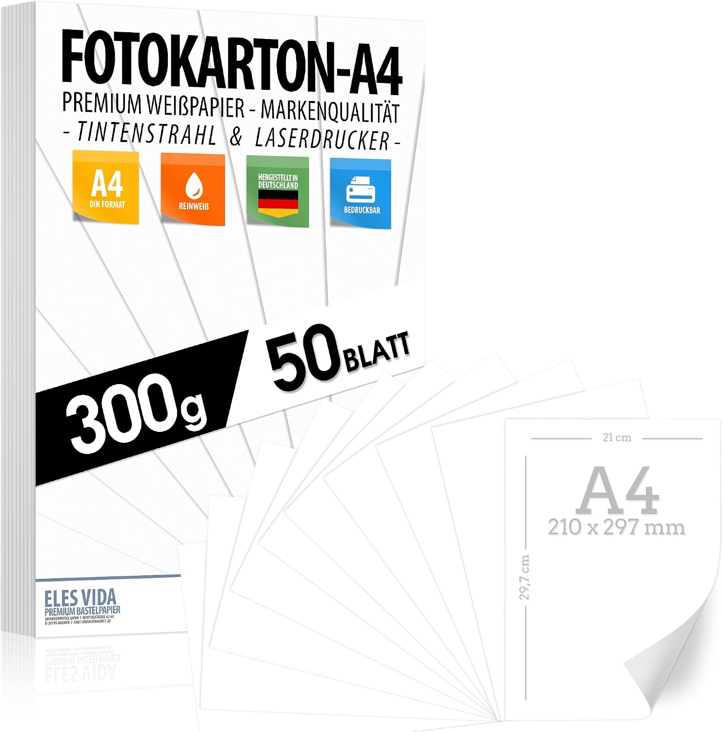 Faut-il Acheter le Knutselkarton 50 vellen wit printpapier 300 g (Sélection) ? Notre Avis