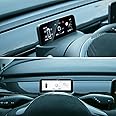tesplus Tesla 4.6'' Head Up Ultra Mini Screen Display for Model 3/Y, Embedded Design HUD Car Dashboard LCD Smart Instrument Tesla Accessories