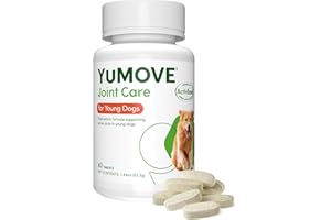 YuMOVE Young and Active Dog | Joint Supplement for Dogs to Support Active and Growing Joints Aged Under 6 | 60 Tablets Clear