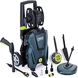 Norse SK125 High Power Pressure Washer 160 Bar / 2350 PSI Portable Electric Jet Washer for Patio Car Driveway & Garden with W