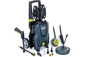 Norse SK125 High Power Pressure Washer 160 Bar / 2350 PSI Portable Electric Jet Washer for Patio Car Driveway & Garden with Wide Range of Accessories