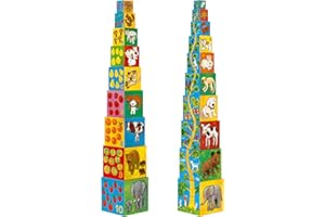 Djeco Kostki do układania w stos - moi przyjaciele