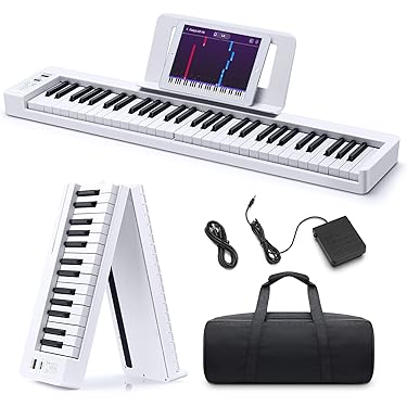 Yangers Roll Up Piano 49 Keys Silicone Electronic Keyboard