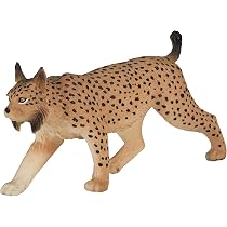 Figura De Lince De Safari Ltd - Juguete De Animal Realista De 9 Cm, No Tóxico Y Libre De BPA, Apto Para Niños De 3+ Años