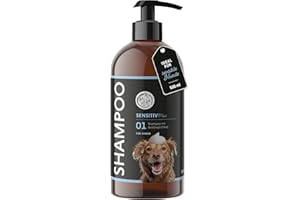 Annimally Sensitiv Plus Shampoo - Natürliches Hundeshampoo für Sensible Hunde & Welpen, Sanfte & ph-neutrale Reinigung mit Kokosöl, ohne Silikone, Parabene & künstliche Duftstoffe - 500 ml