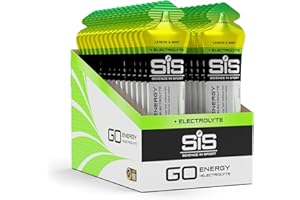 SCIENCE IN SPORT SIS Science in Sport GO Energy Gel + Elettroliti 30x60ml Limone e menta, Vegan - Per rifornire il corpo d’energia e mantenere il bilancio elettrolitico