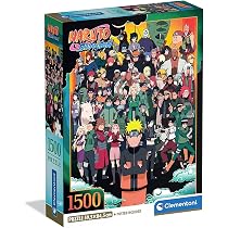 Clementoni 39834 Shippuden Shippuden-1000 Rompecabezas vertical, divertido para adultos, manga, anime, hecho en Italia, Naruto 1000 piezas Clementoni 39834 Shippuden Shippuden-1000 Rompecabezas vertical, divertido para adultos, manga, anime, hecho en Italia, Naruto 1000 piezas