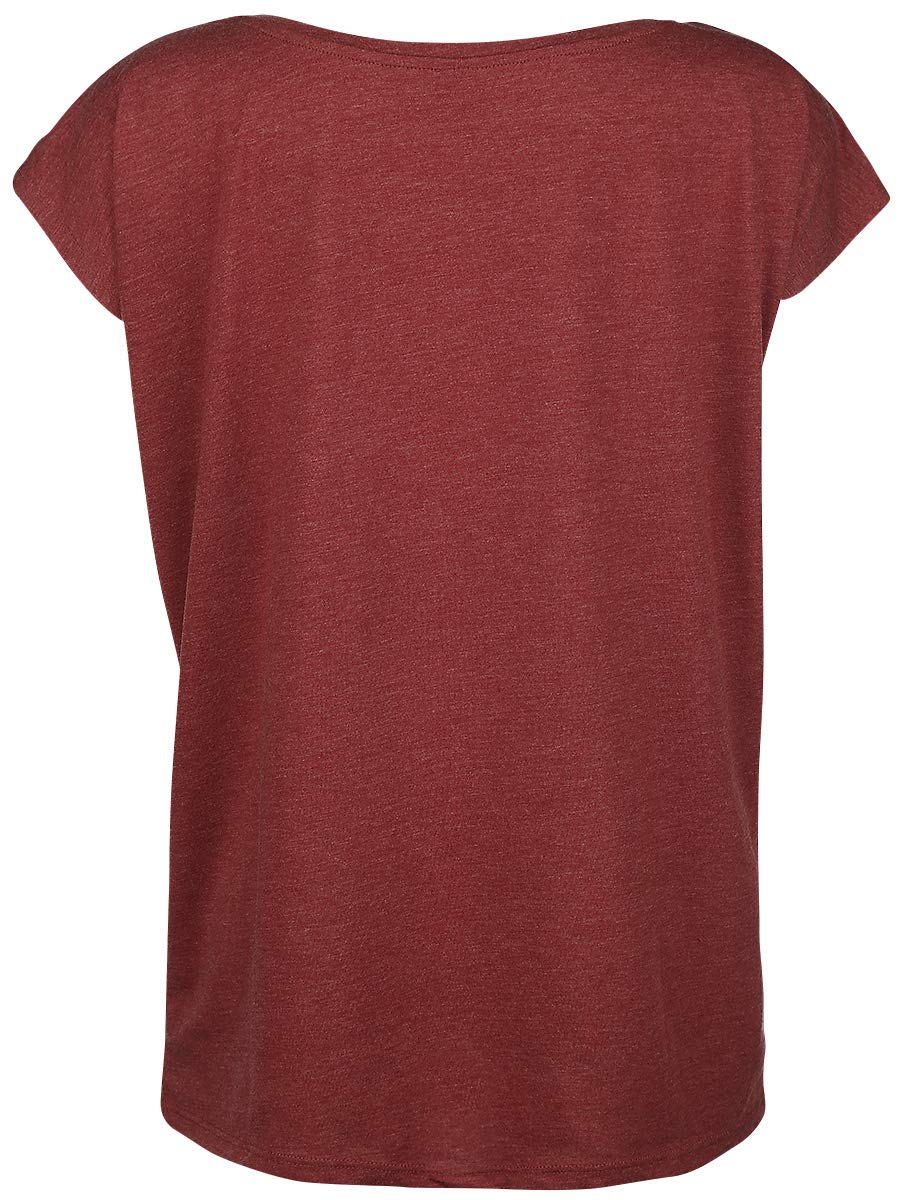 HARRY-POTTER-Allowed-T-Shirt-rot-meliert-XXL