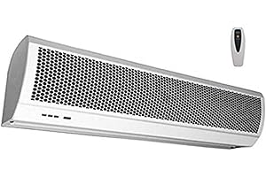 FERRARI SRL Barriera d'aria fredda Ferrari VIVAIR con telecomando incluso, Bianco, 200 x 215 x 2000 mm