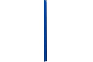 LEO'S LEO’s - 100 x Klemmschienen Blau DIN A4 (297 mm) FH 3-4 mm für ca. 30 Blatt - Klemmschiene zum Binden von ungelochten Papier Unterlagen und Blattsammlungen - Klemmleiste aus Hart-PVC