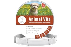 Animal Vita® Tick Collar for Small Dogs - 100% Natural Ingredients - Up to 8 Months Reliable Tick Protection