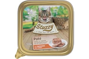 Stuzzy Mister, mokra karma dla dorosłych kotów, smak indyka, pasztet linowy i mięso w kawałkach - łącznie 3,2 kg (32 szklanki x 100 gr)