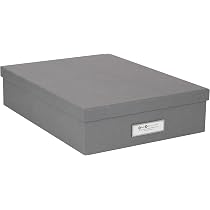 BIGSO 3er-Set Aufbewahrungsboxen Für Das Schlaf-, Kinder-, Arbeits- Oder Badezimmer – Stapelbare Ordnungsbox Mit Deckel – Aufbewahrungskisten Aus Faserplatte Und Papier – Gold Und Weiß