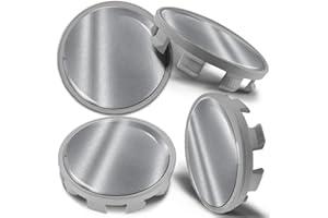 Biomar Labs 4 x 68mm Wheel Centre Alloy Hub Center Caps Hubcaps Compatible with Part Number 36136783536 Silver Gloss CBS 8