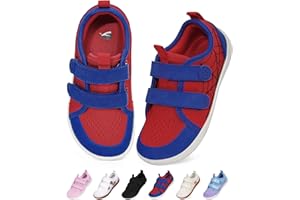 BibYuga Barfussschuhe Kinder Breite Barfußschuhe Jungen Mädchen Minimalistische Sneaker Weich Hausschuhe Rutschfeste Traillaufschuhe | mit Fußgewölbeunterstützung
