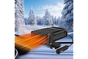 Gobesty Portable 12V Car Heater Defroster, Winter Car Heaters That Plug Into Cigarette Lighter, Windshield Defogger, Fast Heating/Cooling 150W Vehicle Heater Compact Size Types of Cars