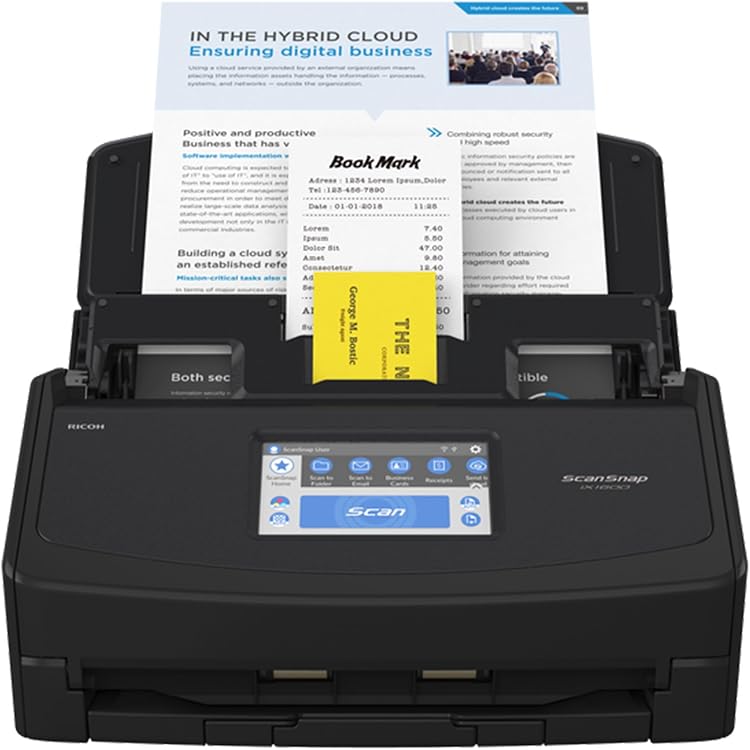 iX1600 ScanSnap Scanner - A4, A5, A6, B5, B6, Visitenkarte 